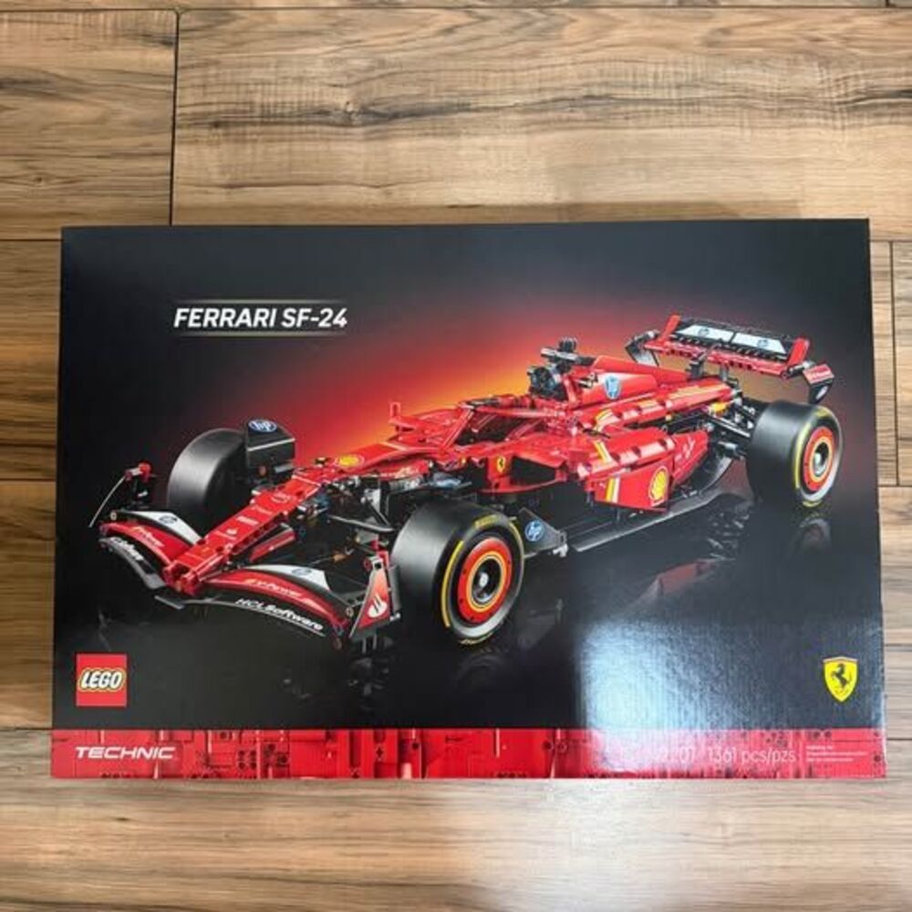 LEGO Technic 42207 Ferrari SF-24 F1 Car – 1361 Pieces Ages 18+ New in Sealed box